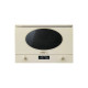 SMEG Microondas integrable  MP822PO. Crema. Con Grill.